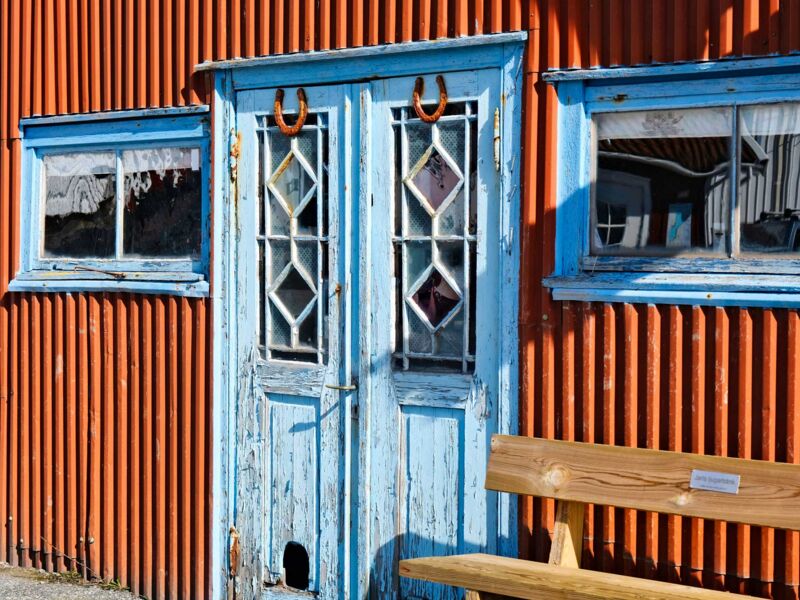 Historisches Fischerhäuschen in Grundsund