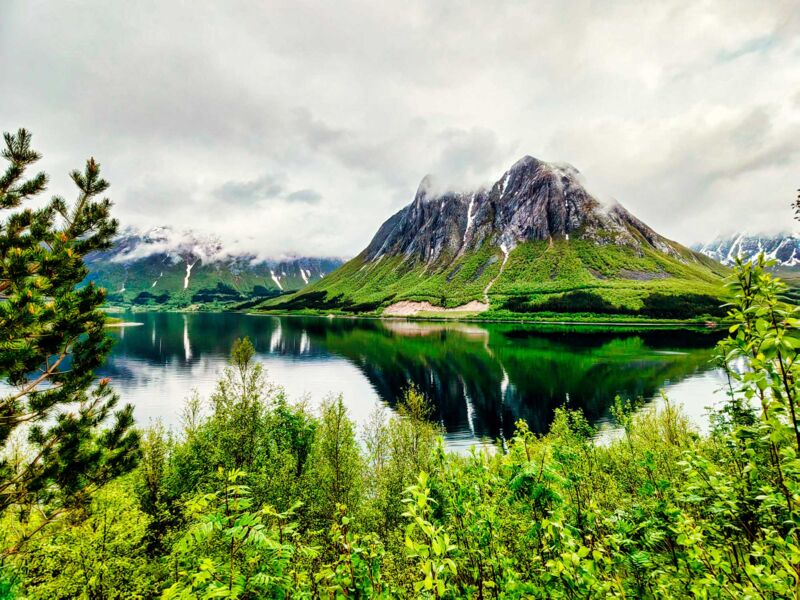 So viel Grün im Süden