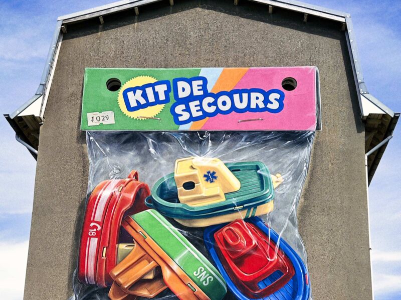 Wandmalerei in Primel