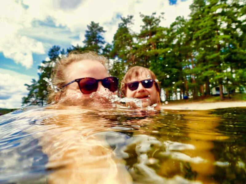 Badespaß am Hornnes Camping