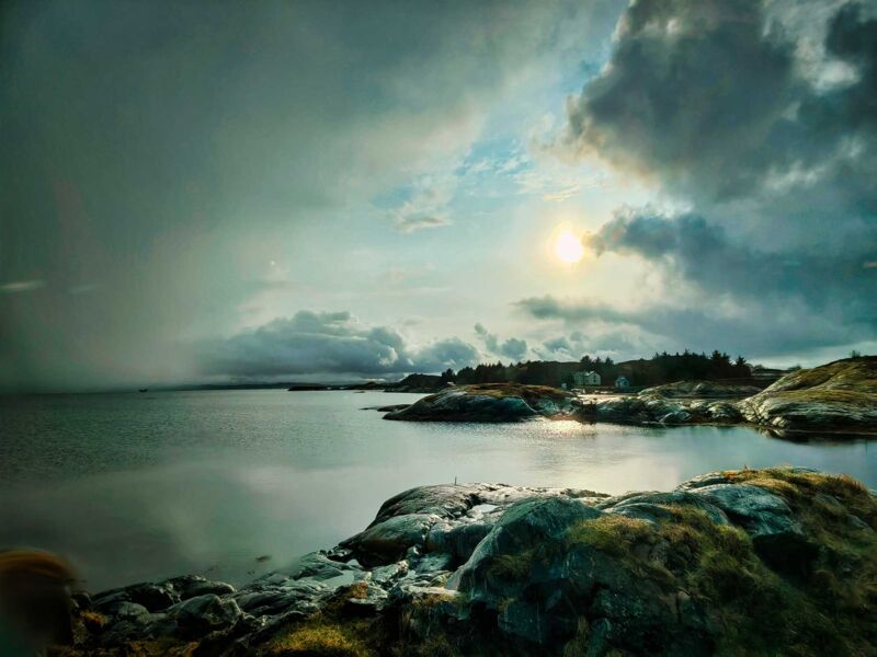 … die Sonne bricht durch