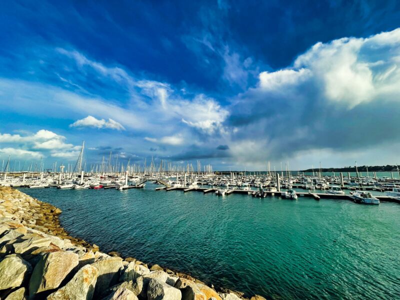 Der Hafen von Saint-Cast-le-Guido