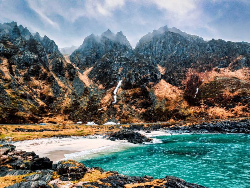 Stellplatz auf Andøya