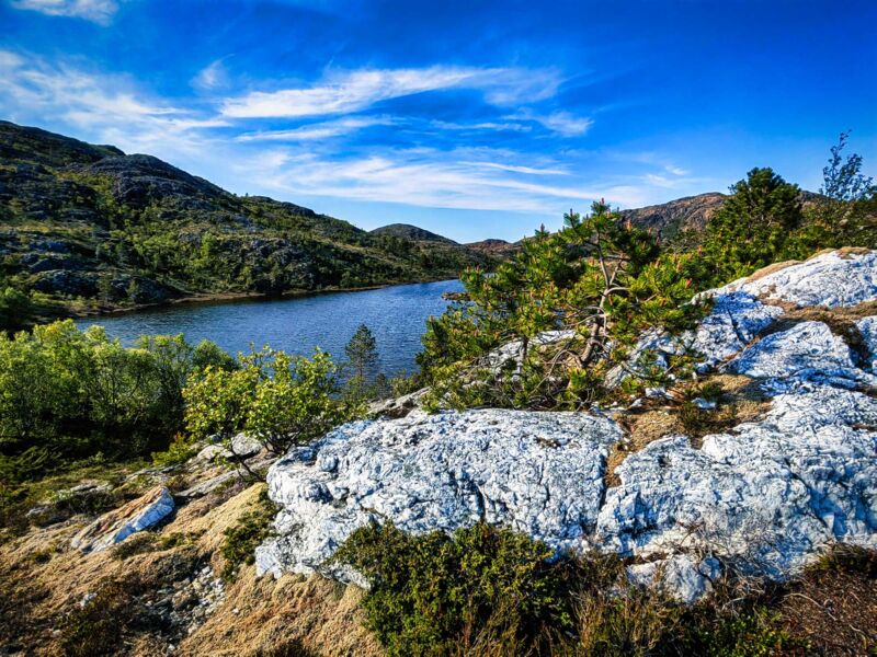 Besonderes Gestein auf Leka