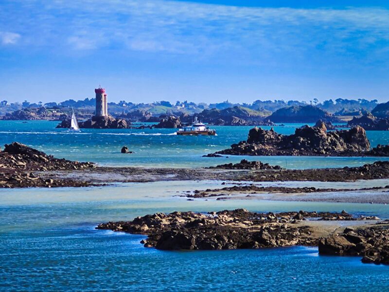 Felsenmeer an der Île à Bois