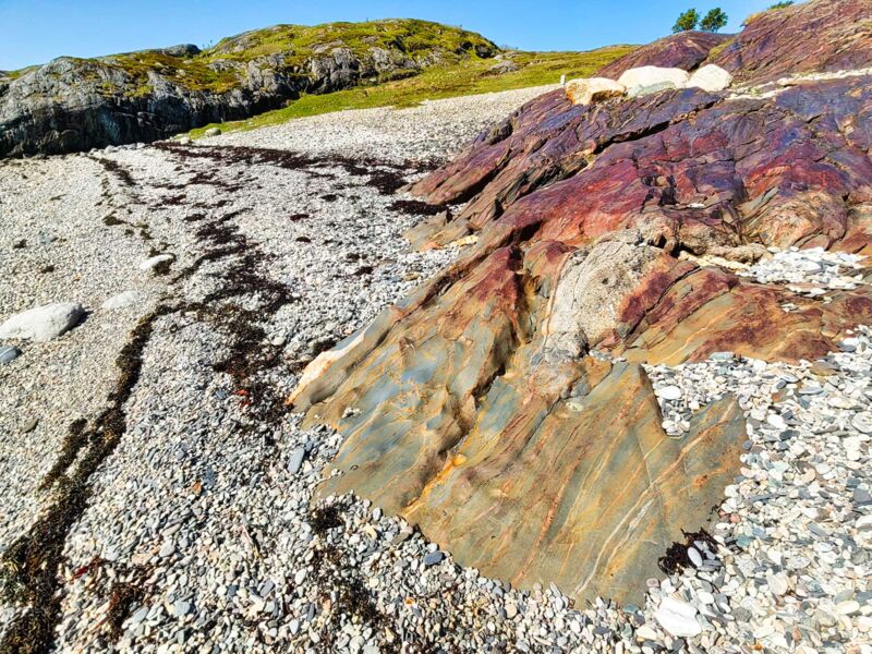 Besonderes Gestein auf Leka